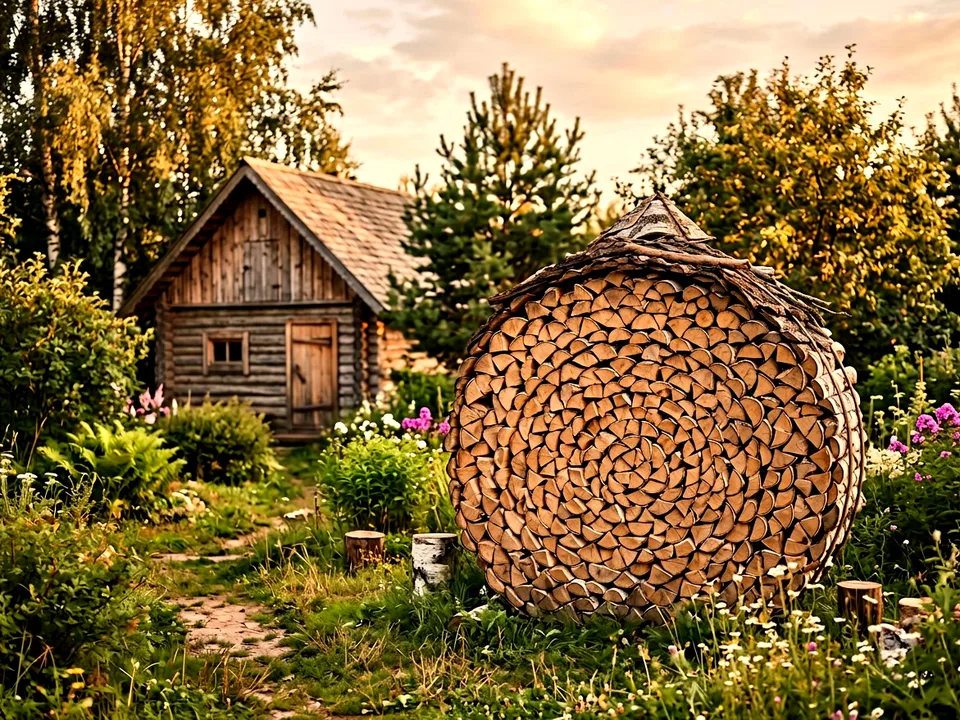 Дуб + укладка в дровник, Талдом, улица Мельничная, 21